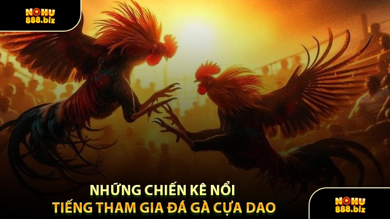 Những Chiến Kê Nổi Tiếng Tham Gia Đá Gà Cựa Dao